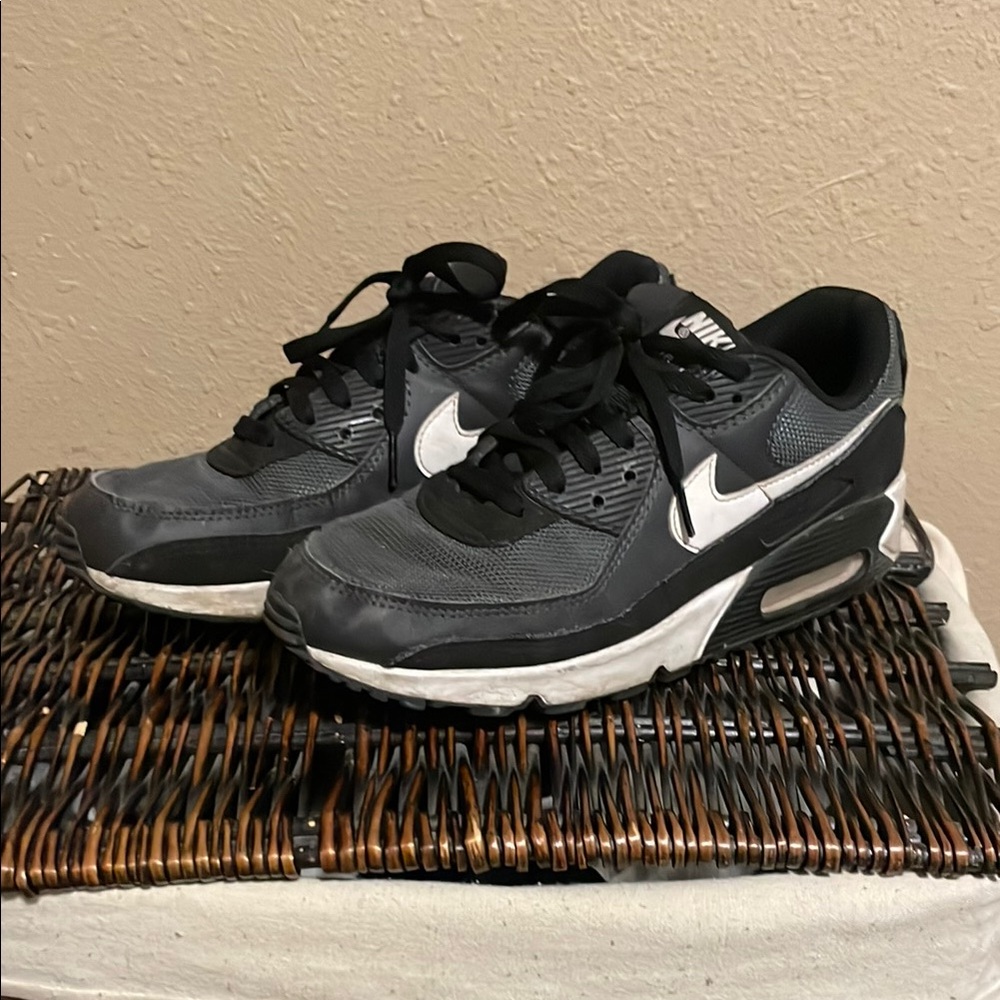 Nike Air Max Black and Gray Sneakers
